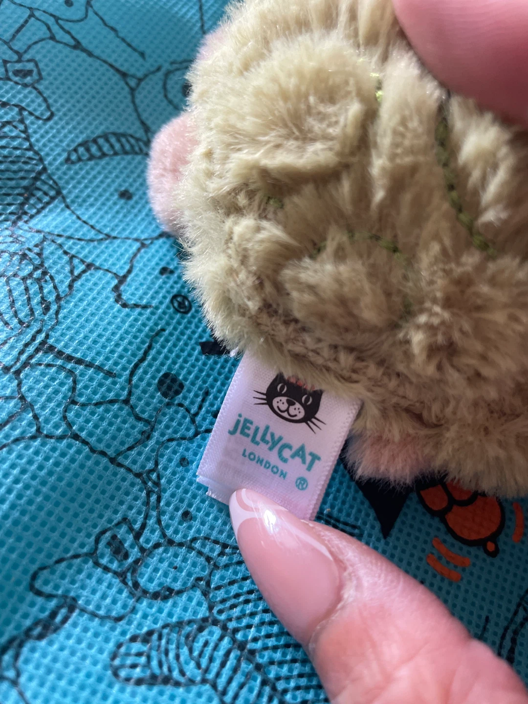 ⚽️ NWT Jellycat Timmy Turtle Bag Charm Keychain - photo 4