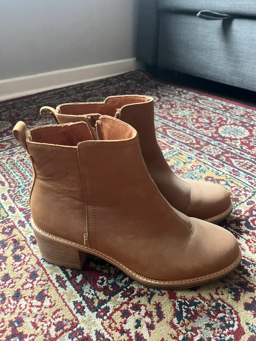 TOMS Women's Ankle Boots - Tan Leather - photo 2