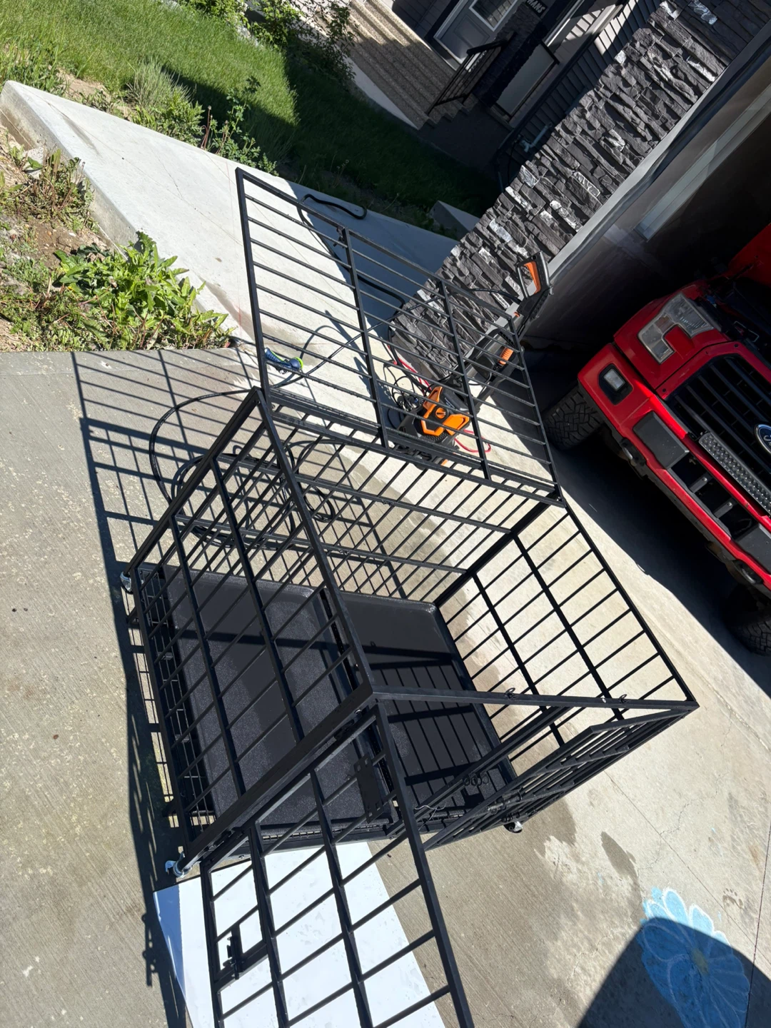 Large Metal Dog Crate Cage