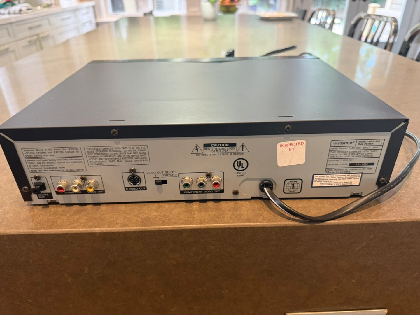 Fisher DVD/Video Player - photo 2