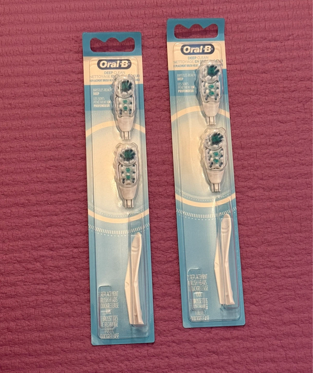 NEW⚽️Oral-B Deep Clean Replacement Toothbrush Heads - Soft