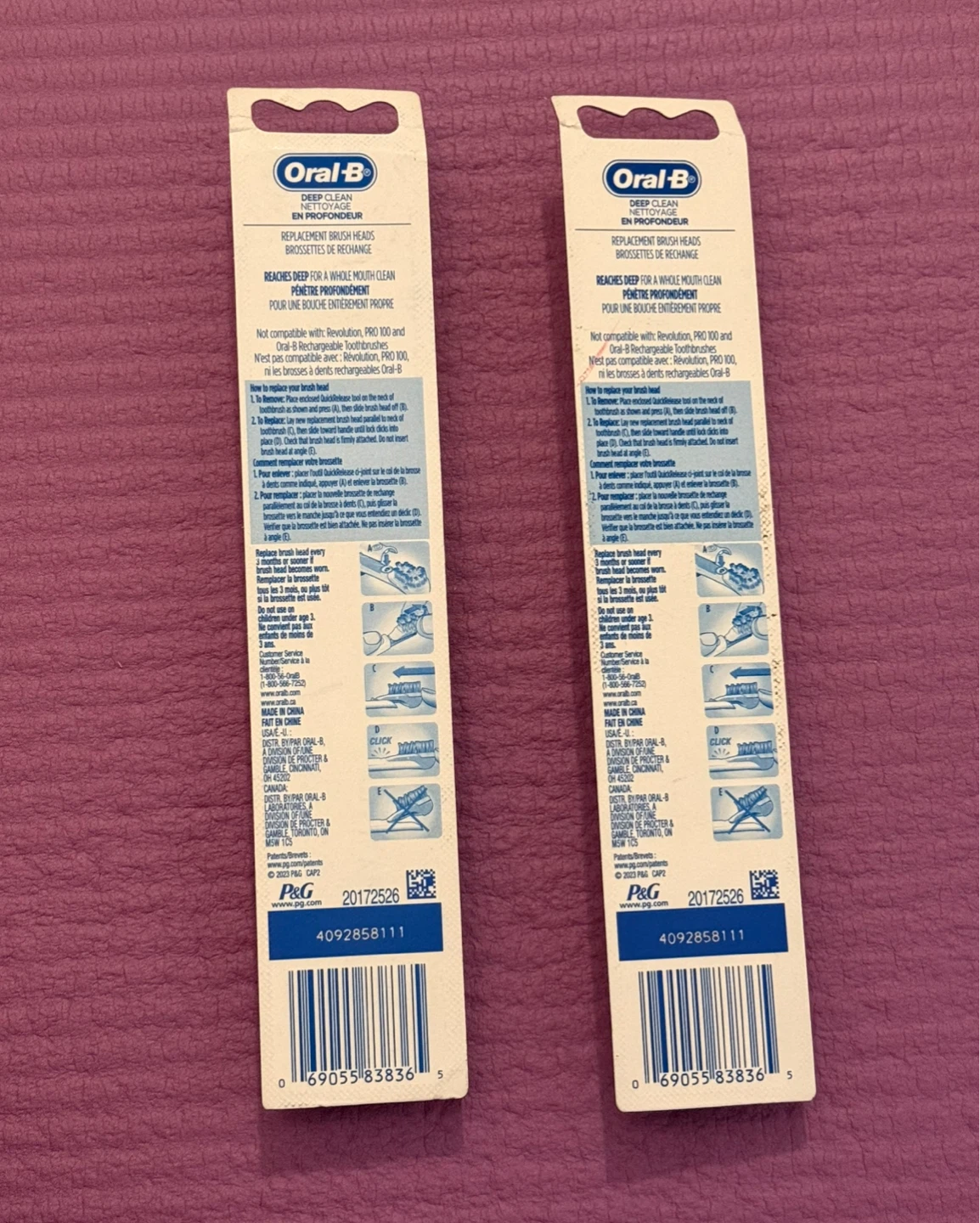 NEW⚽️Oral-B Deep Clean Replacement Toothbrush Heads - Soft - photo 2
