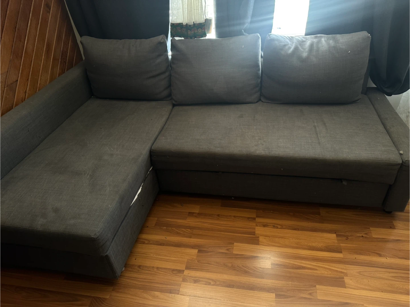 Grey Sectional Sofa with Storage - photo 3