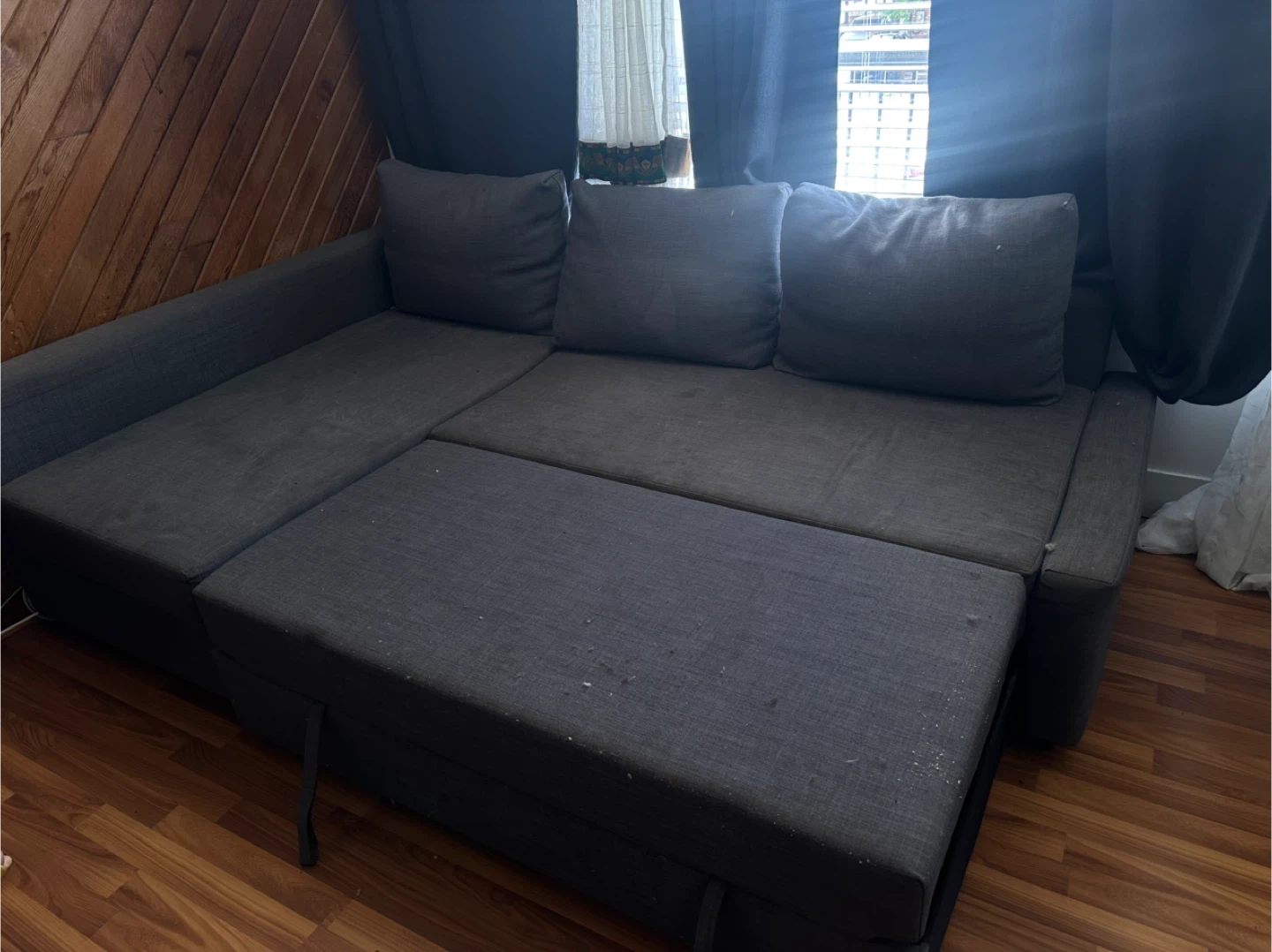 Grey Sectional Sofa with Storage - photo 2
