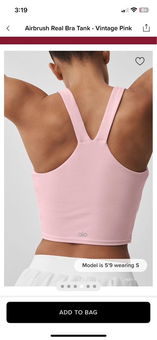 Alo pink top (new,M size) - photo 4