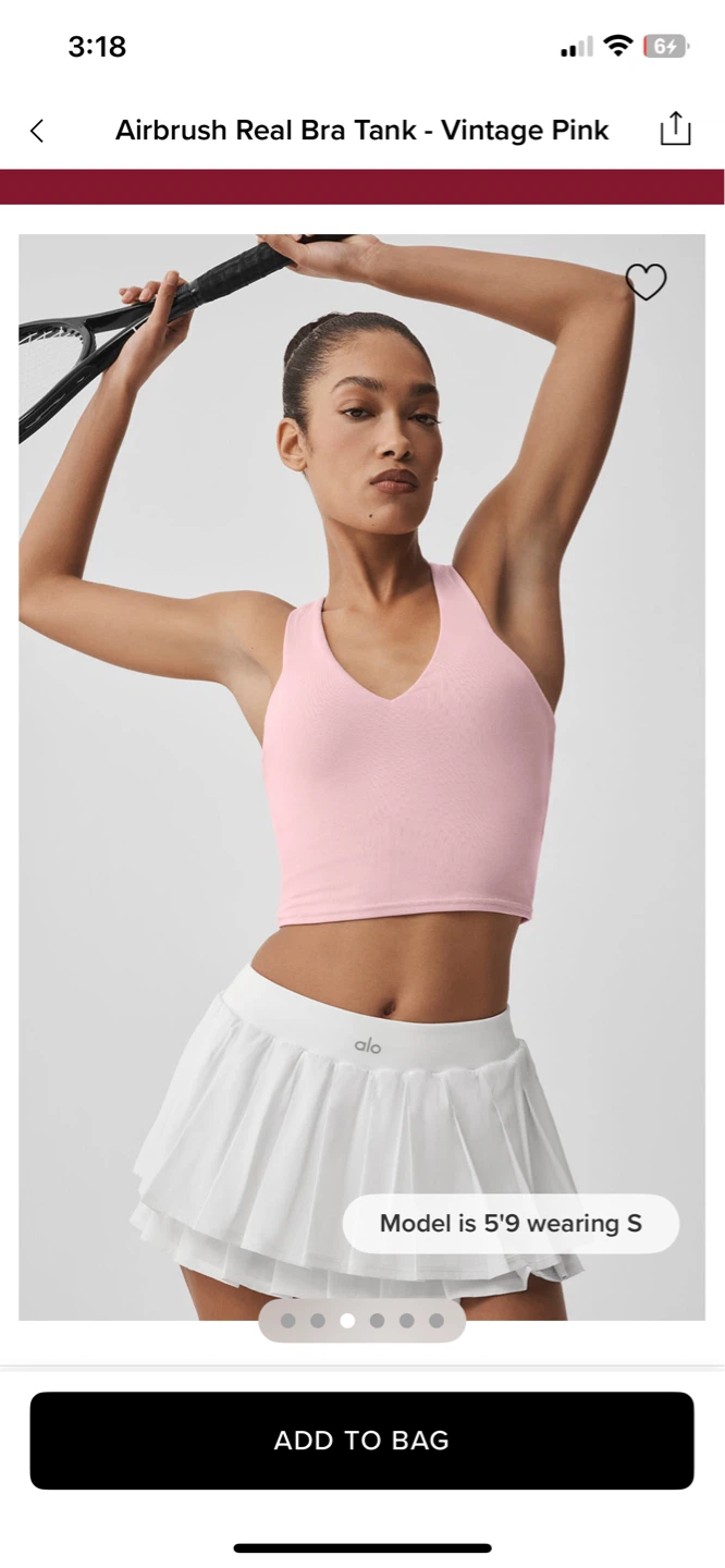 Alo pink top (new,M size) - photo 3