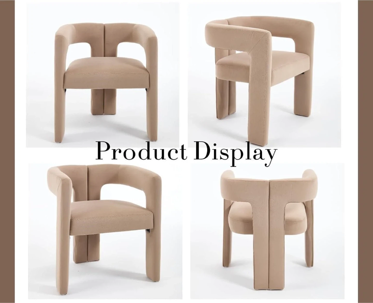 Khaki Dining Chairs Set of 2 - photo 3