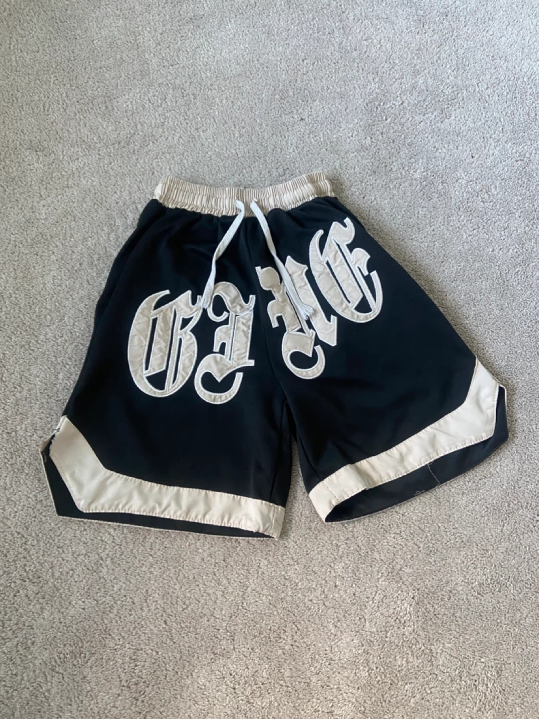 Black Designed shorts
