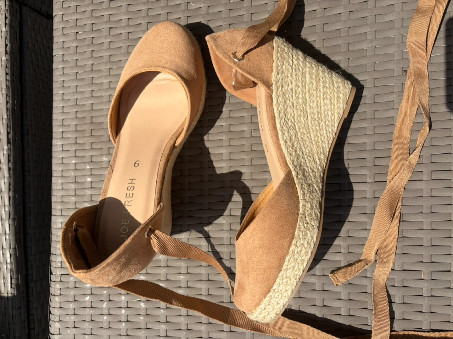 ⚽ Joe Fresh Espadrille Wedge Heels - photo 5