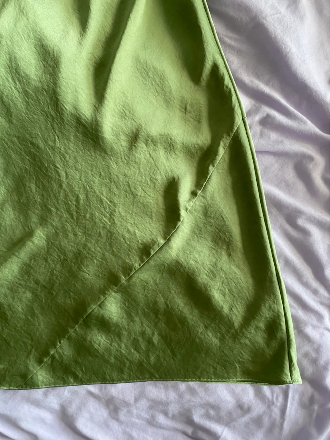 Wilfred green slip dress S - photo 3