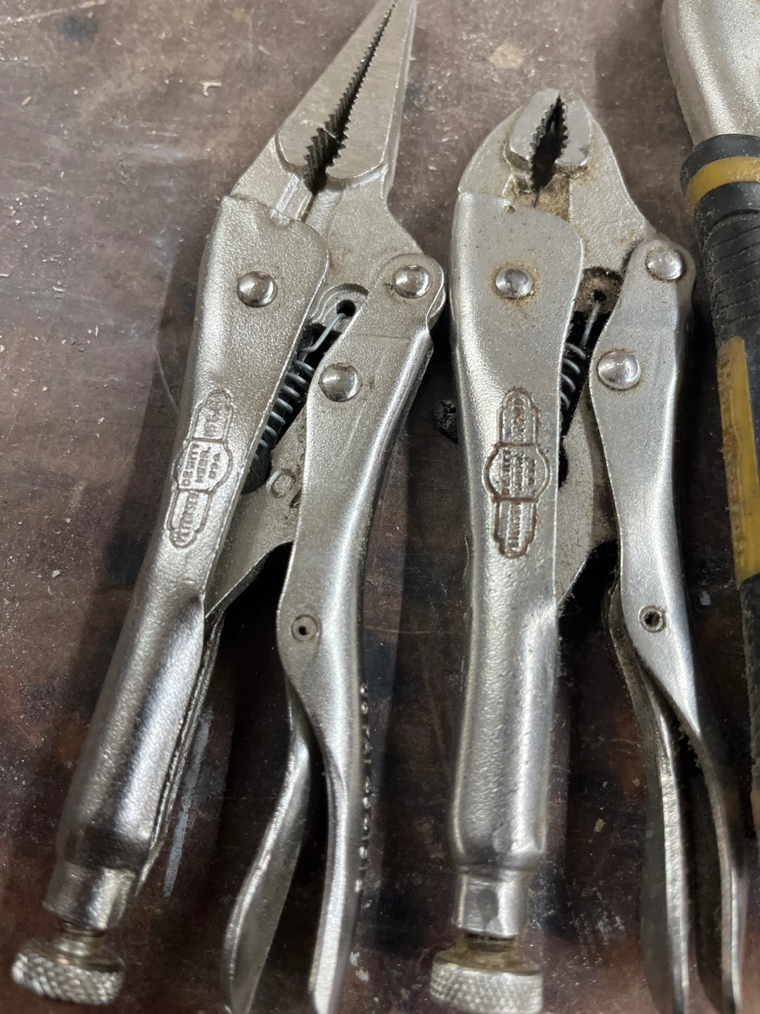 Set of 5 Locking Pliers - photo 2
