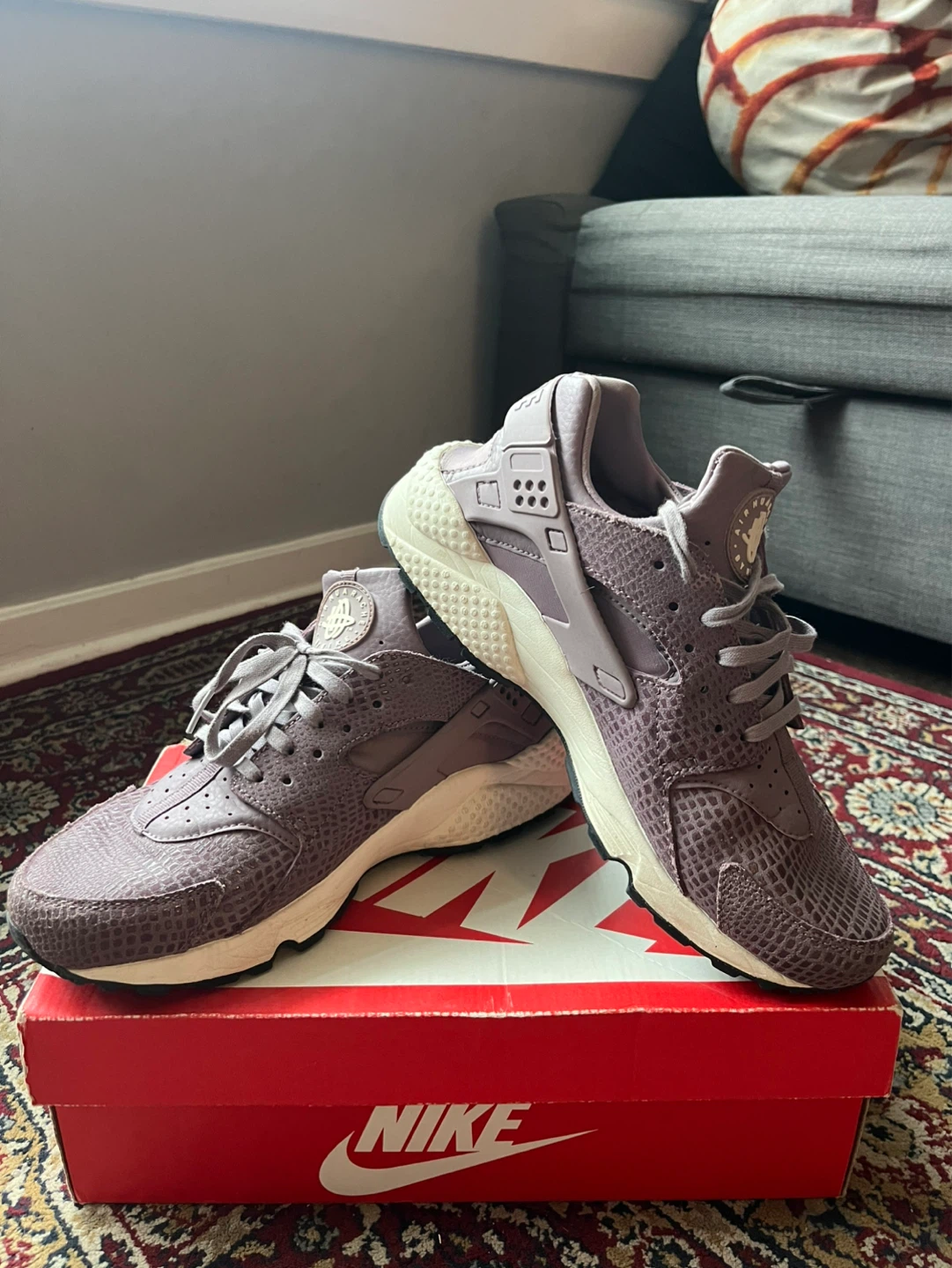 Nike Air Huarache Sneakers - Crocodile