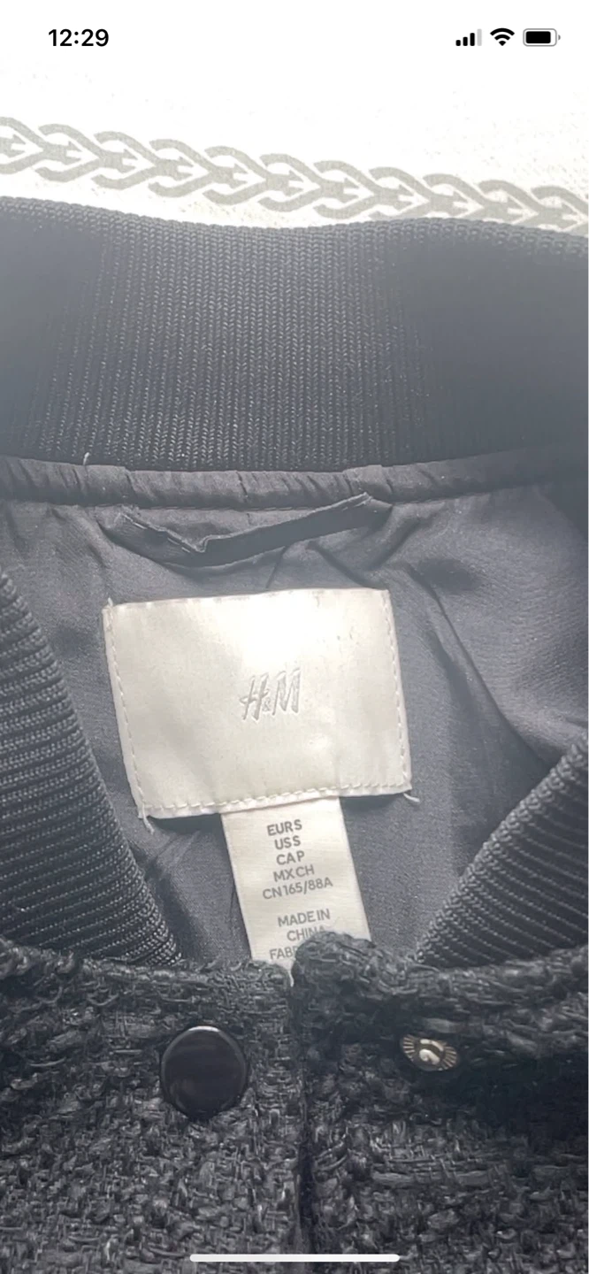 H&M Black Bomber Jacket - photo 4