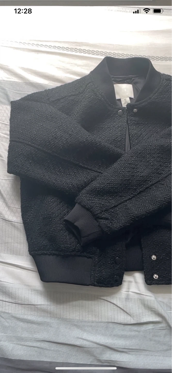 H&M Black Bomber Jacket - photo 2