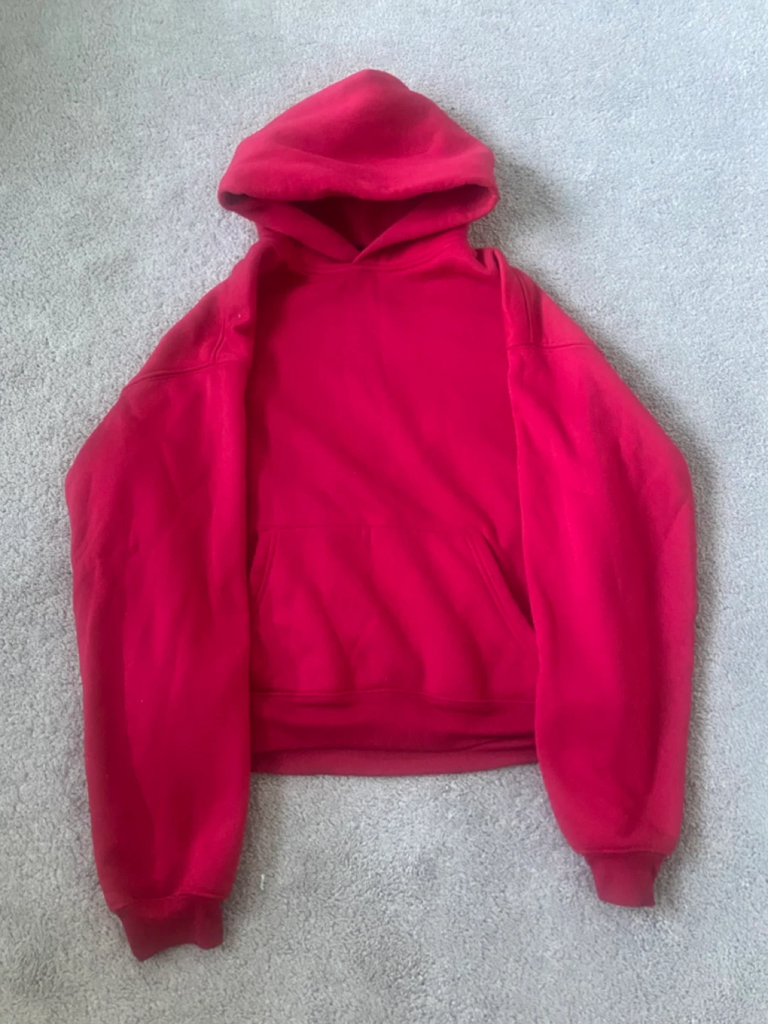 Red Blank Hoodie