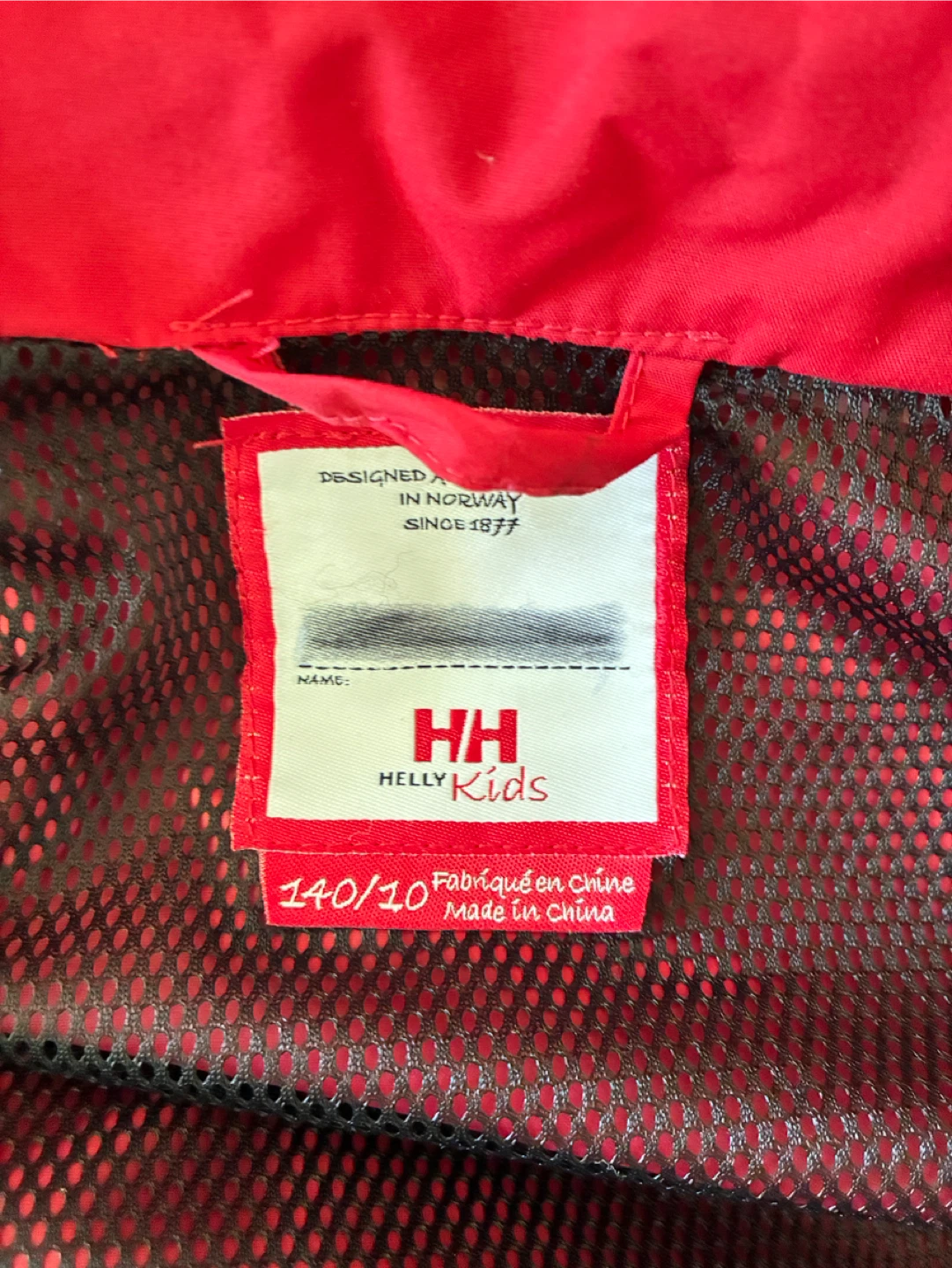 Helly Hansen Kids Red Jacket Size 140/10 - photo 3