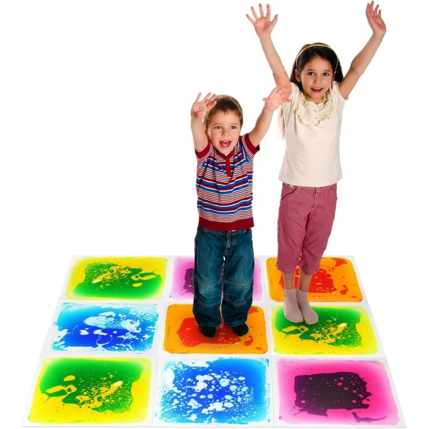 Liquid Sensory Floor Tiles set of 9 - photo 3