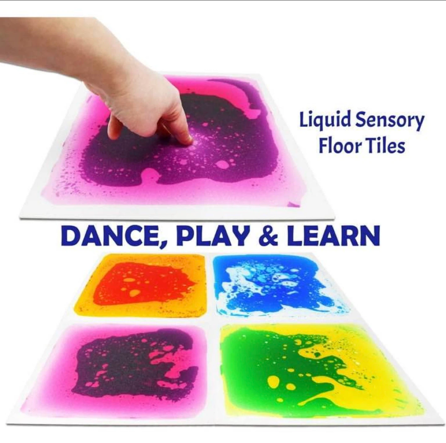 Liquid Sensory Floor Tiles set of 9 - photo 2