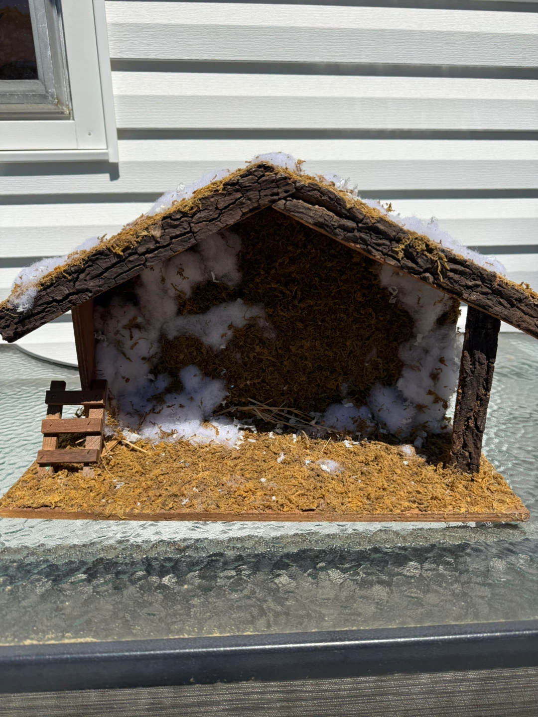 Wooden Nativity Stable