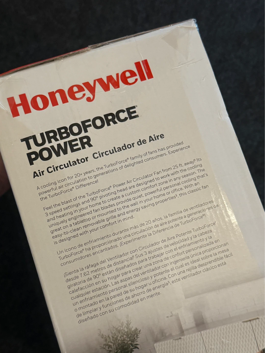 ⚽Honeywell TURBOFORCE POWER Air Circulator Fan - photo 2