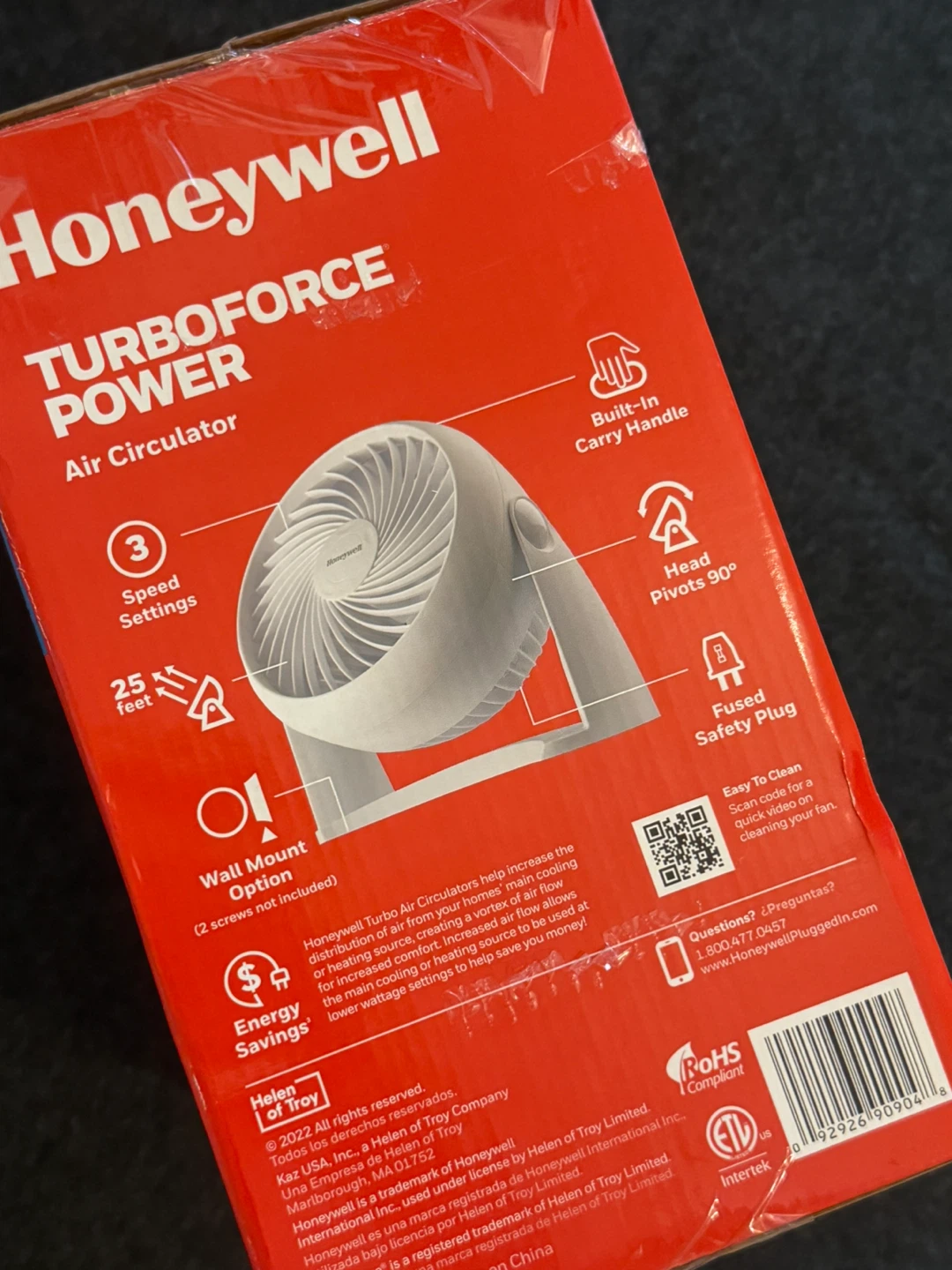 ⚽Honeywell TURBOFORCE POWER Air Circulator Fan - photo 3