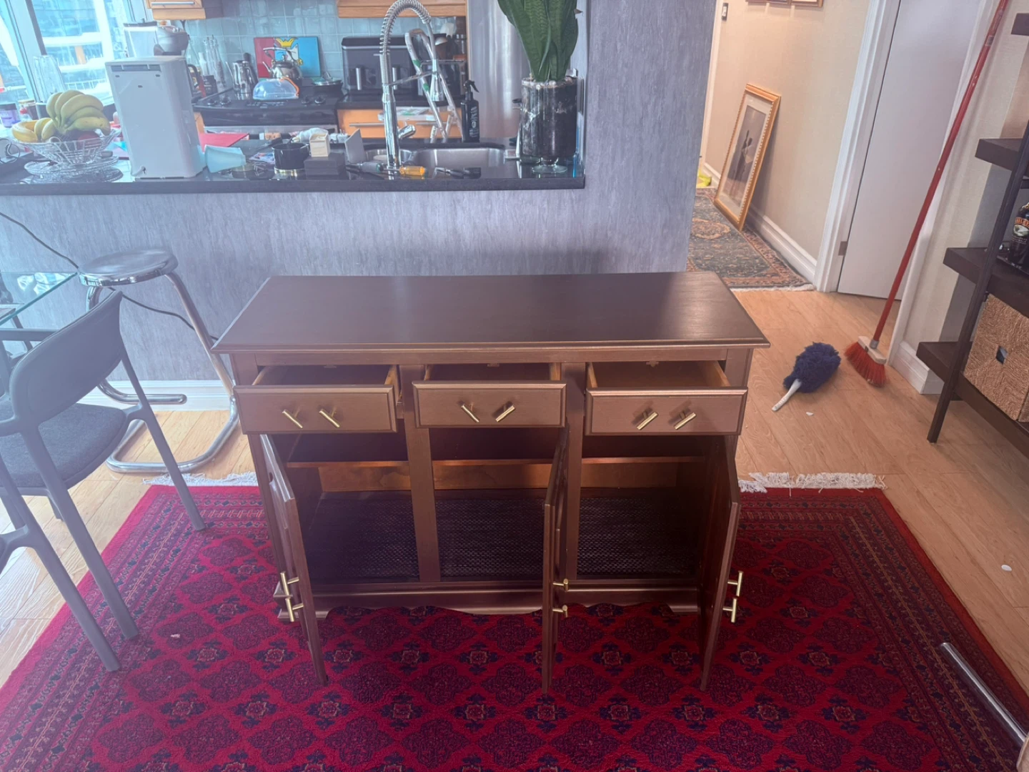 Bronze Sideboard with Drawers and Doors - photo 2