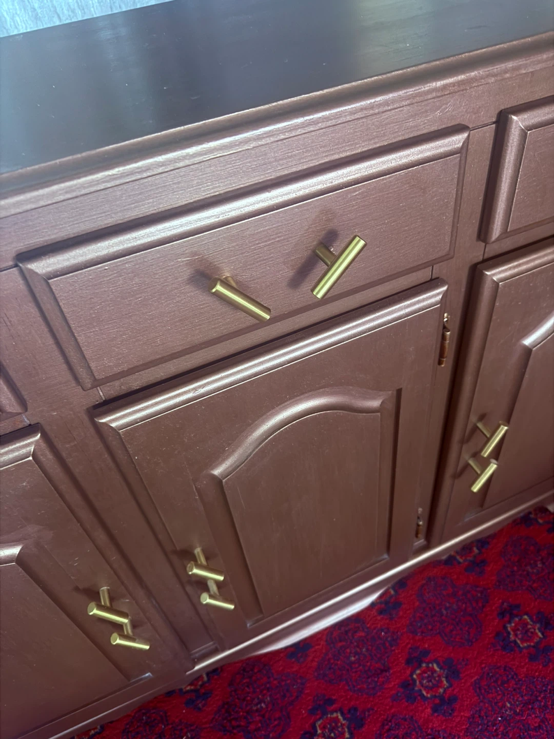 Bronze Sideboard with Drawers and Doors - photo 4
