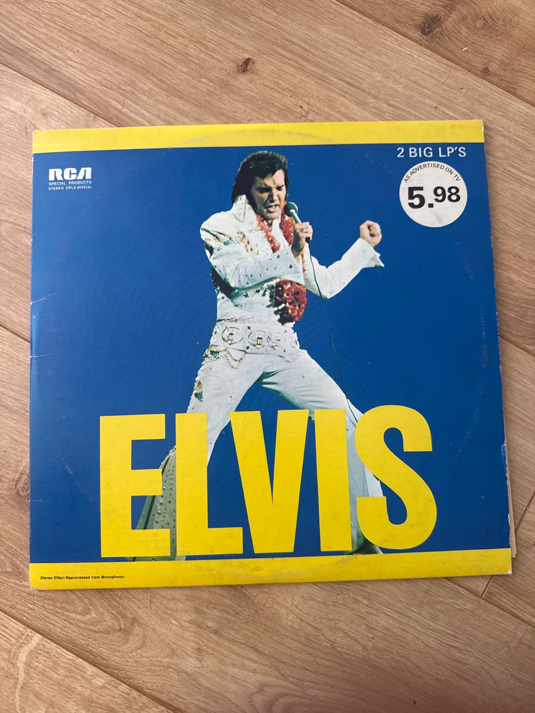 Elvis 2 Big LP's Vinyl Record RCA DPL2-0056