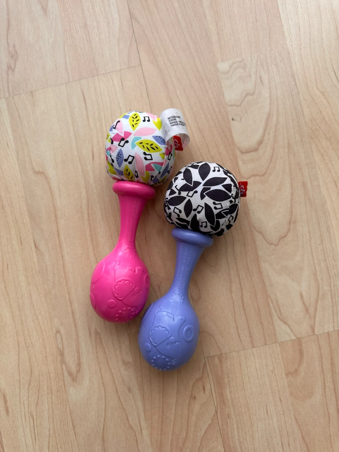 Maracas Rattle Set of 2 for baby ⚽ - photo 2
