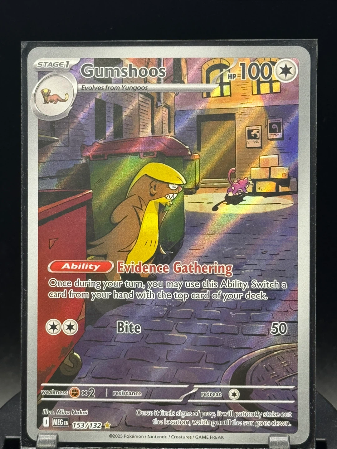 Pokémon Gumshoos TCG Card 153/132