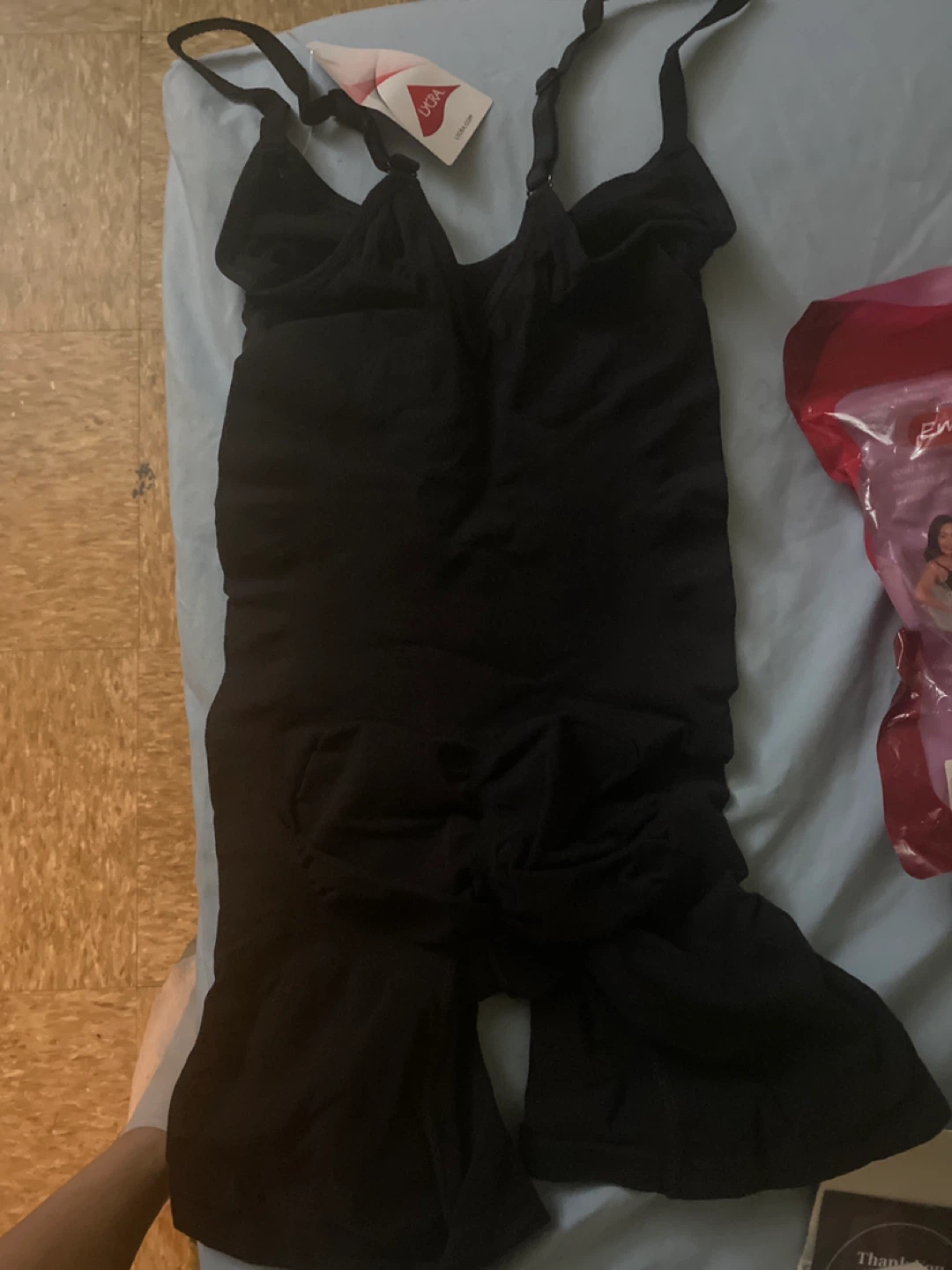 SHAPERX Black Bodysuit Shapewear L/XL - photo 2