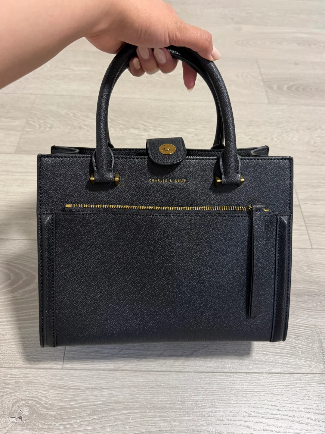 Charles & Keith Black Handbag