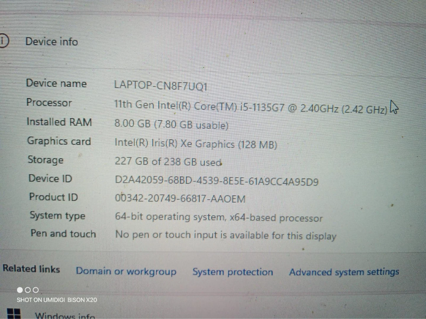 Lenovo Laptop - Intel Core i5, 8GB RAM, 238GB Storage - photo 3