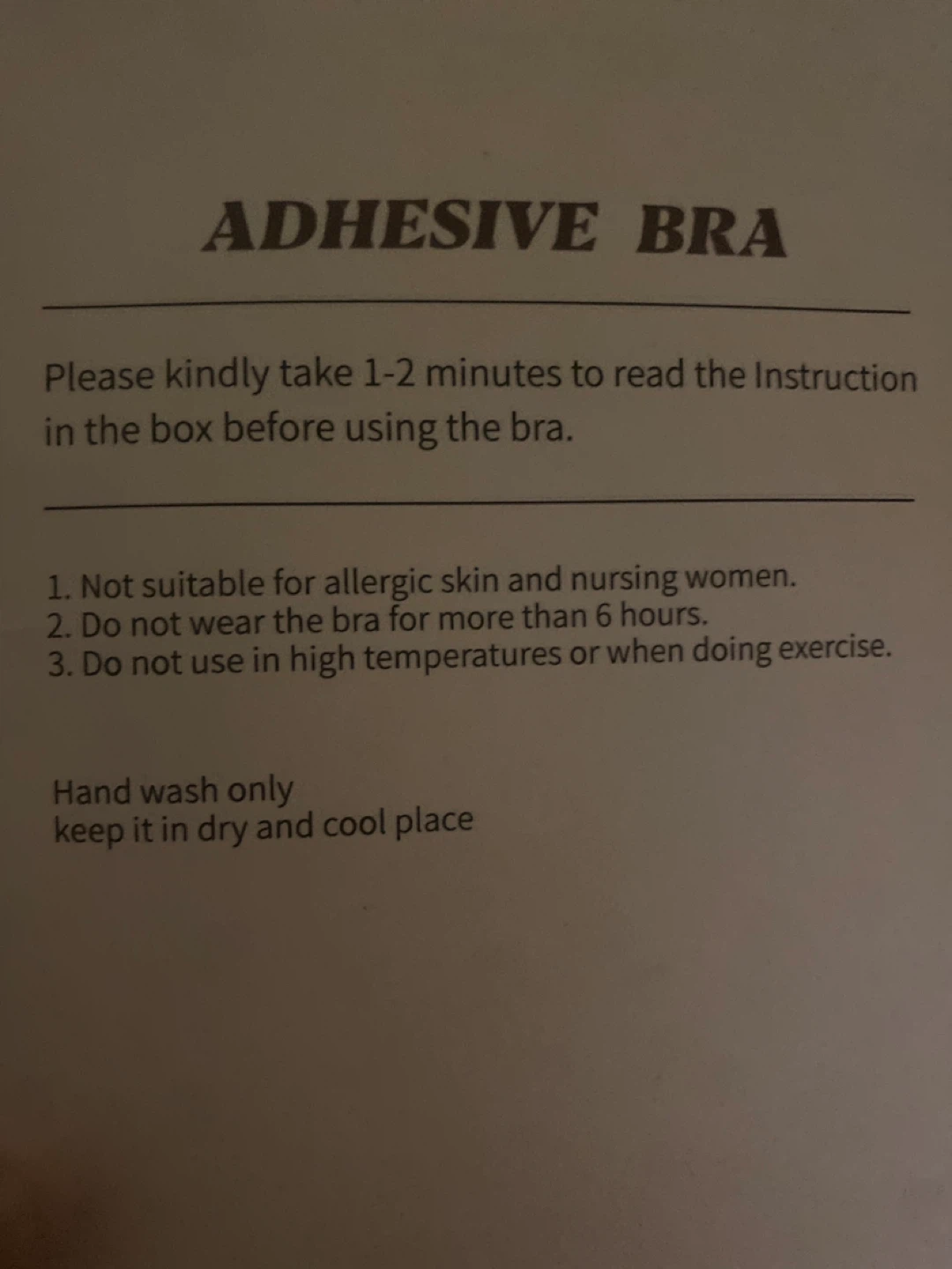 Adhesive Bra Set - Black and Nude - photo 4