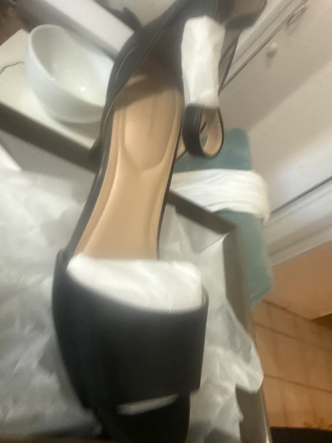 Gianni Bernini Black Clarripcep Heels Size 8W