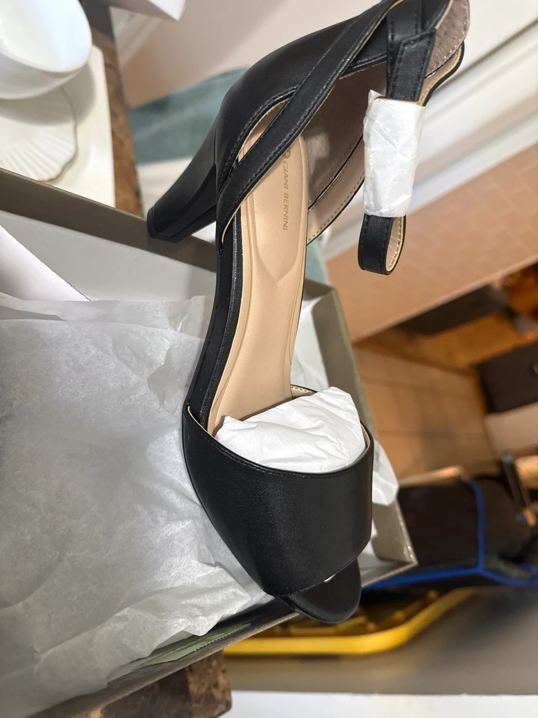 Gianni Bernini Black Clarripcep Heels Size 8W - photo 2