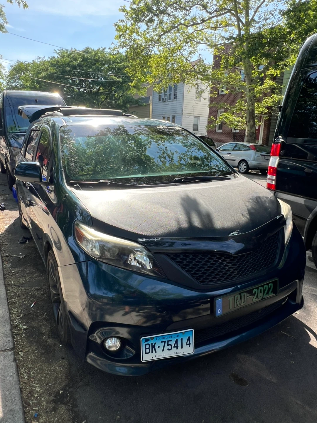 Blue Toyota Sienna Minivan