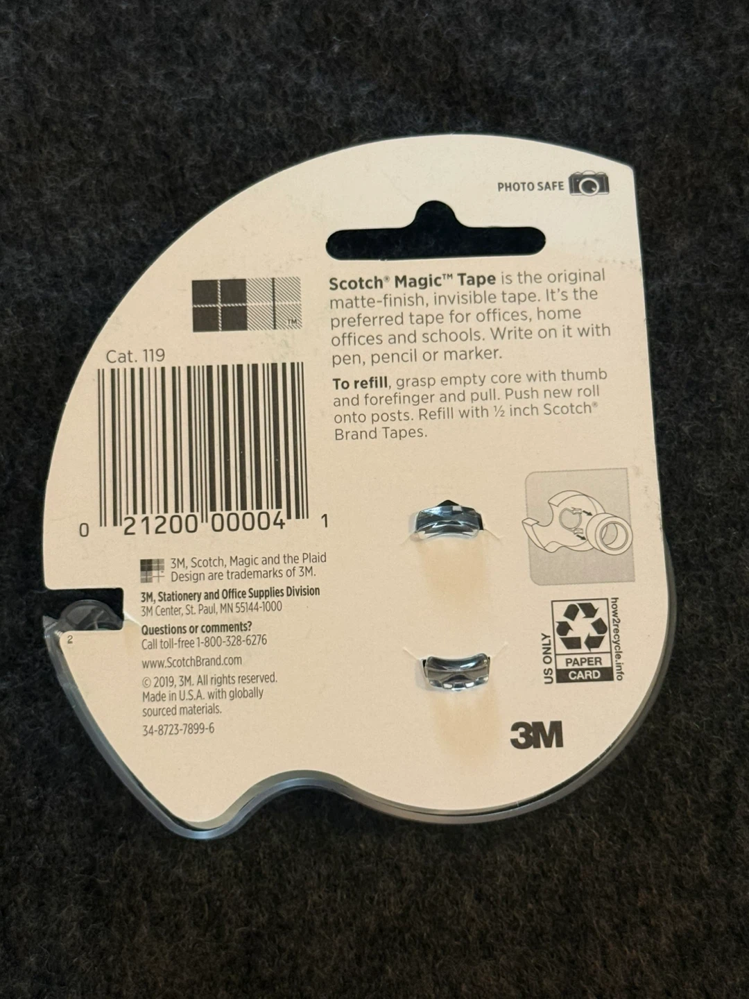 ⚽Scotch Magic Tape Refill with Dispenser - photo 3