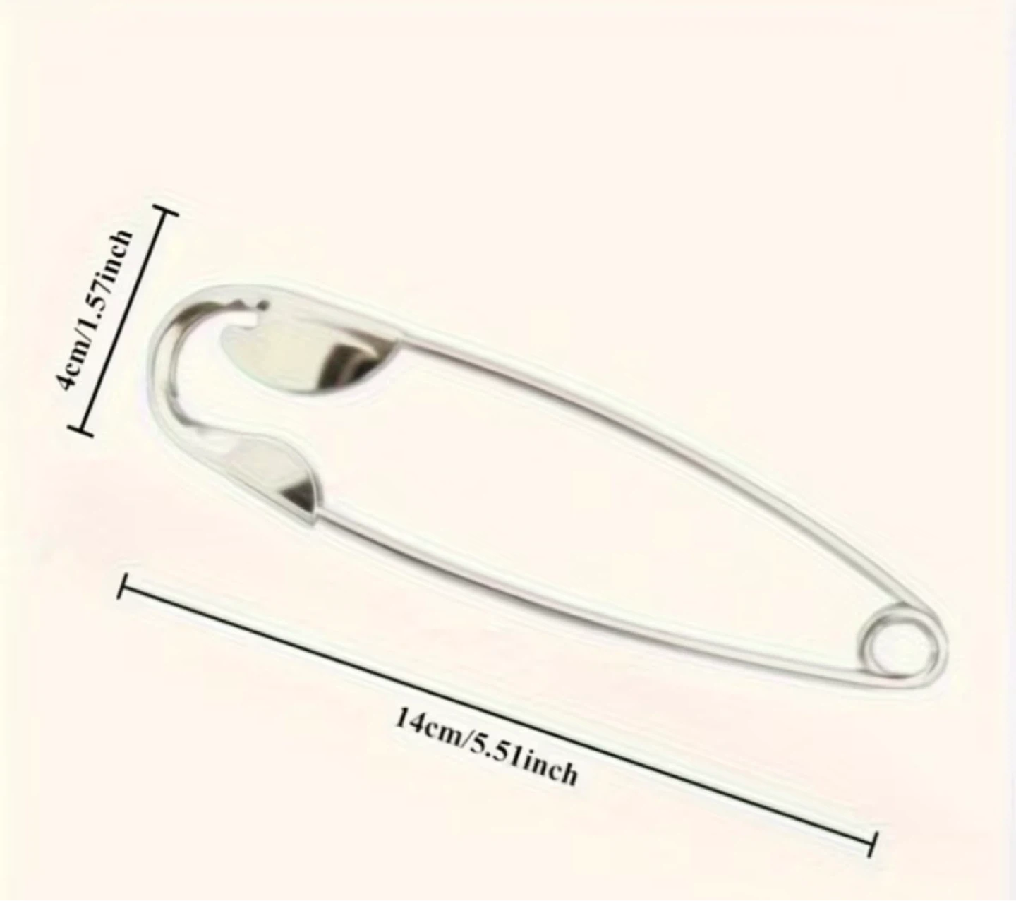 ⚽️ New Large Safety Pin Hair Clip Accessory - photo 2