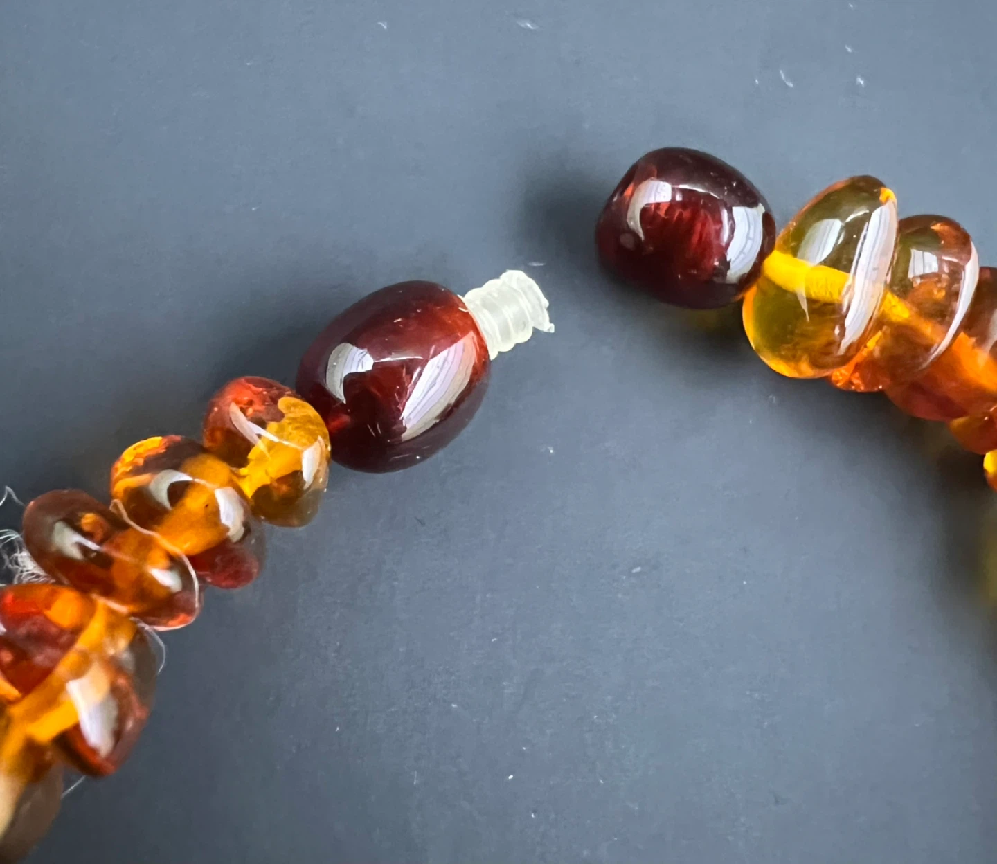 Vintage Genuine Baltic Amber Statement Necklace - photo 2