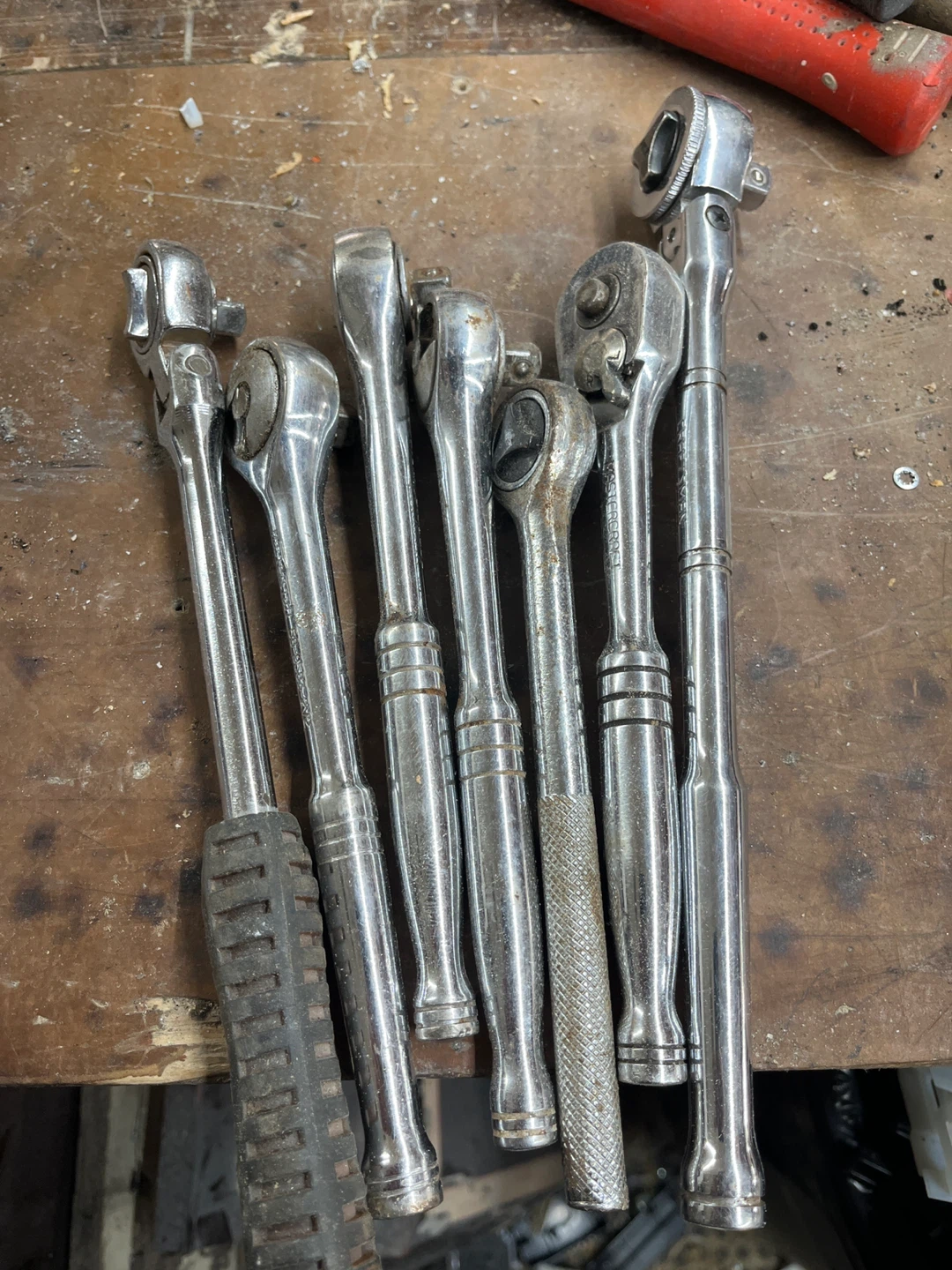 Lot of 7 Ratchets