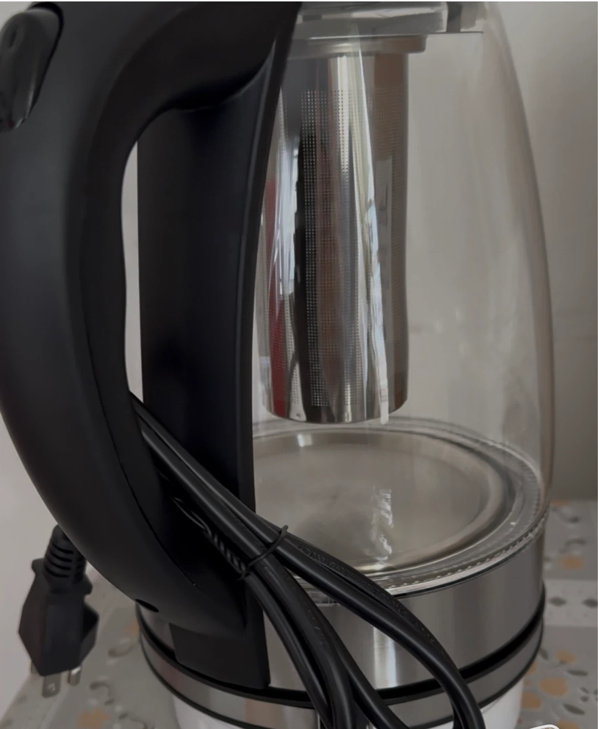 Glass Electric Kettle with Infuser