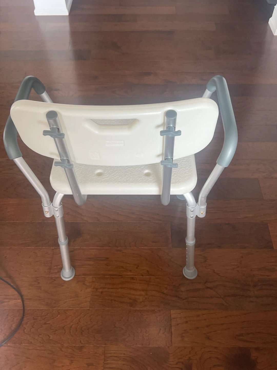 Adjustable Shower Chair with Back and Arms - photo 2