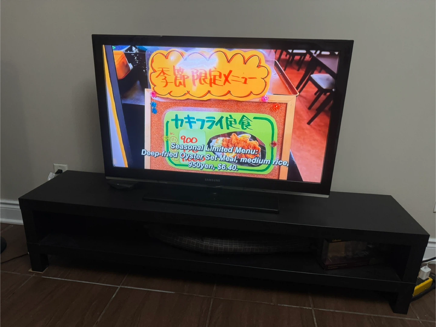 IKEA LACK TV Bench - Black-Brown