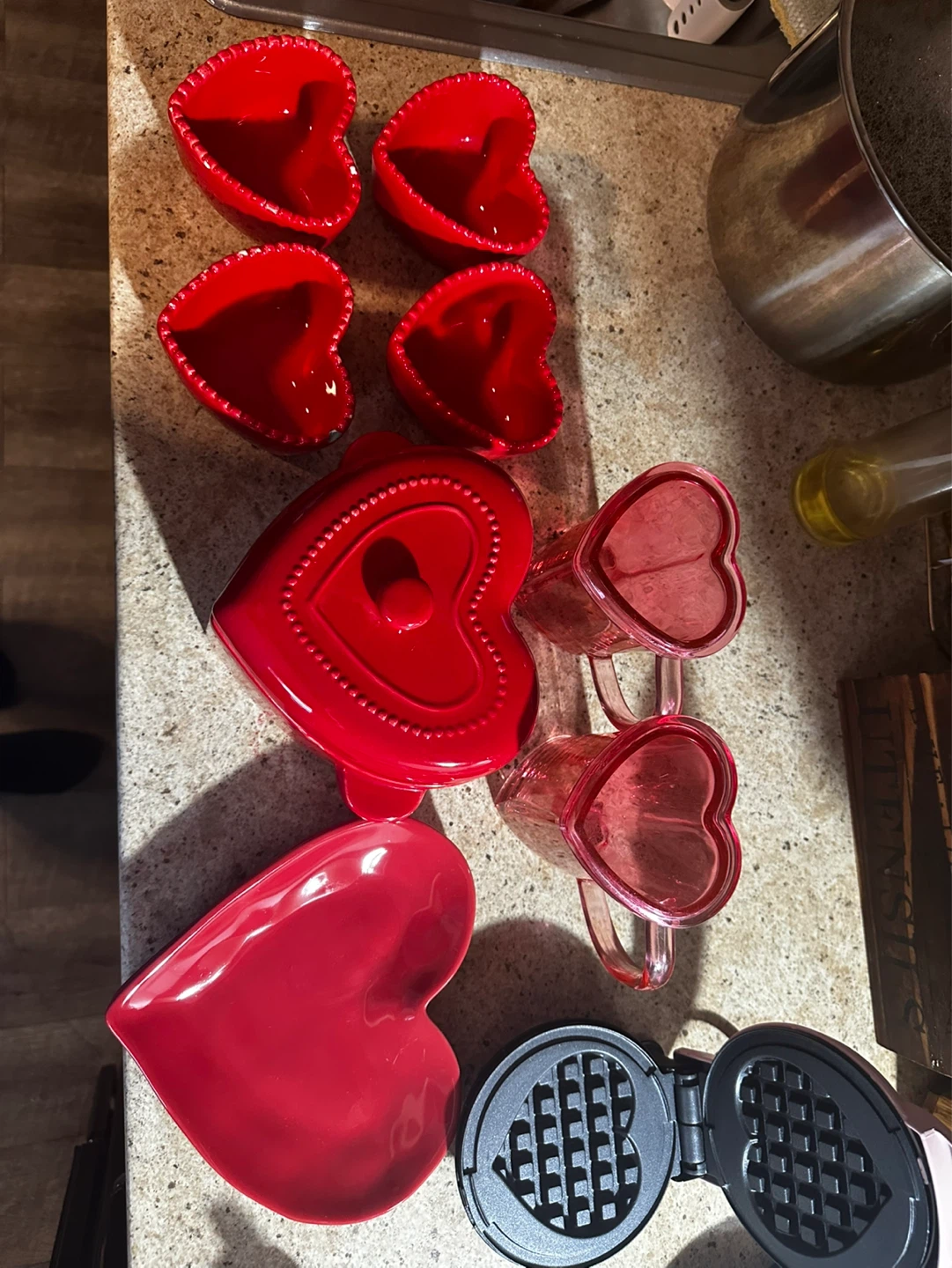 Heart Shaped Baking Dish & Mug Set