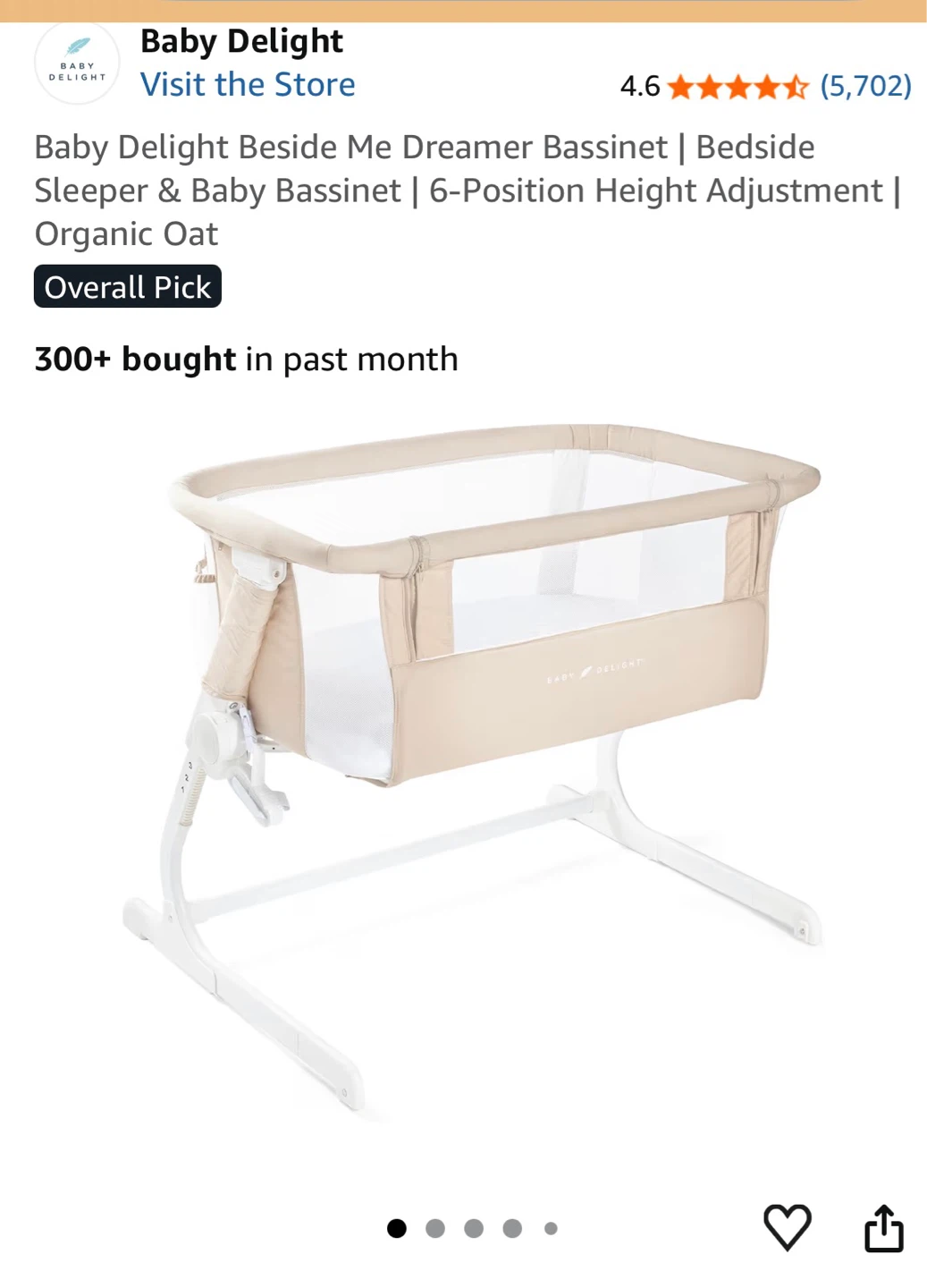 Baby Delight Beside Me Dreamer Bassinet - photo 2
