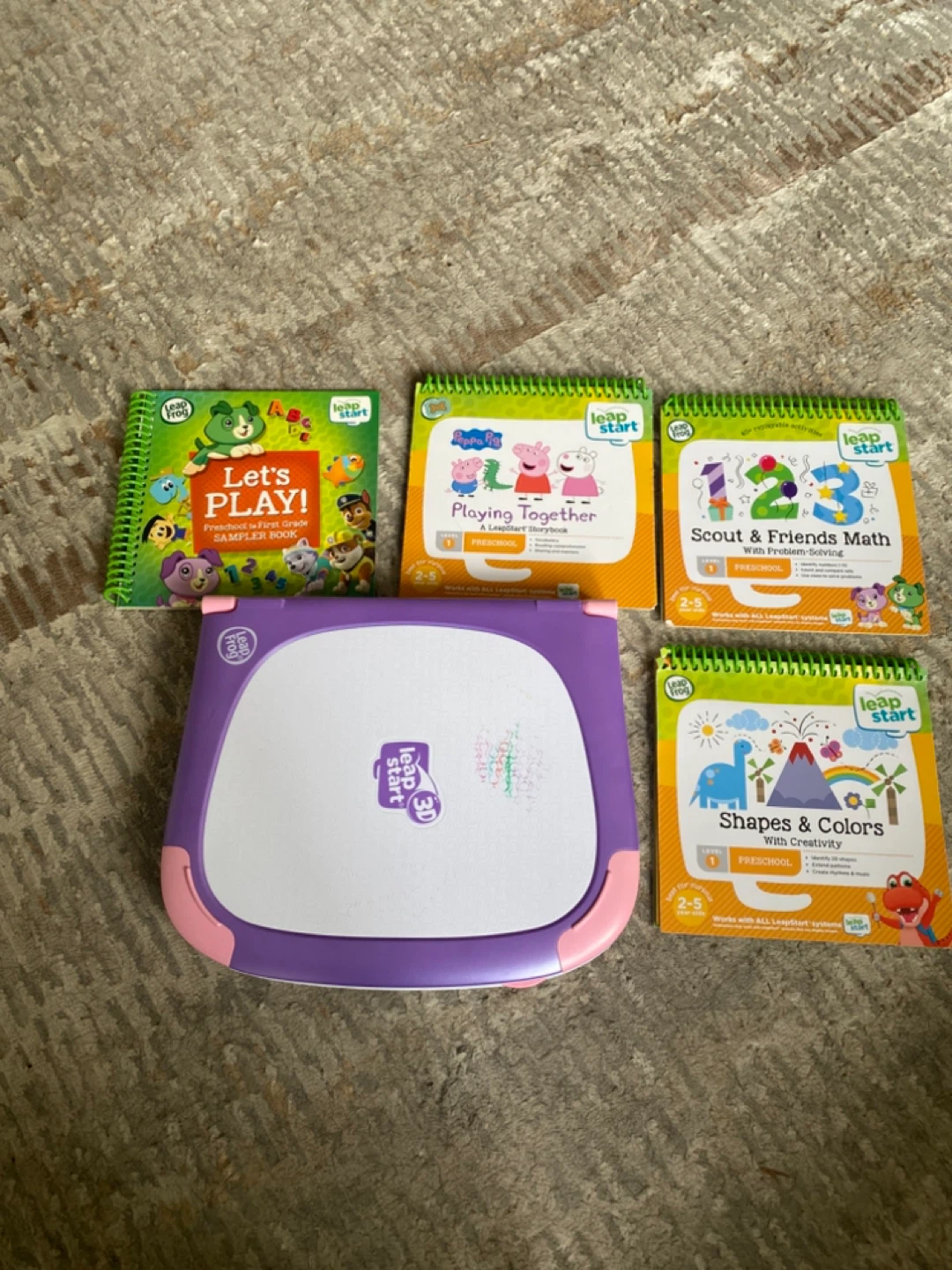 LeapFrog LeapStart 3D Learning System with 4 Books