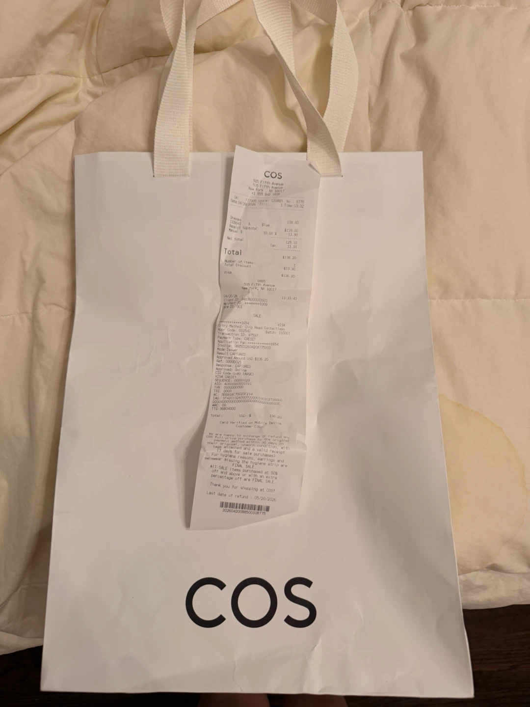 COS V-Neck Dress -Brand new - photo 5
