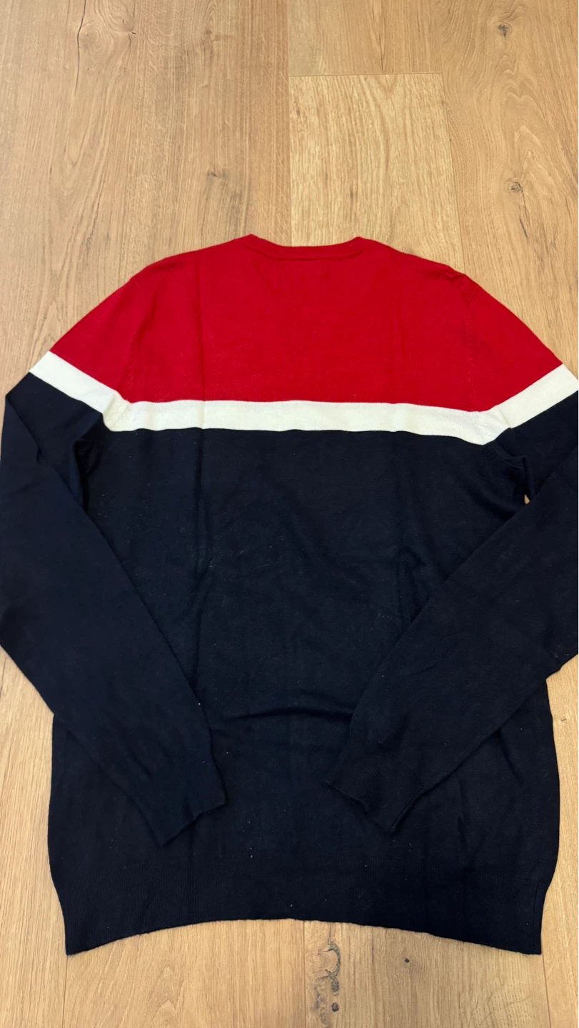 Zara Man Red and Blue Sweater Size M - Barely Worn - photo 3