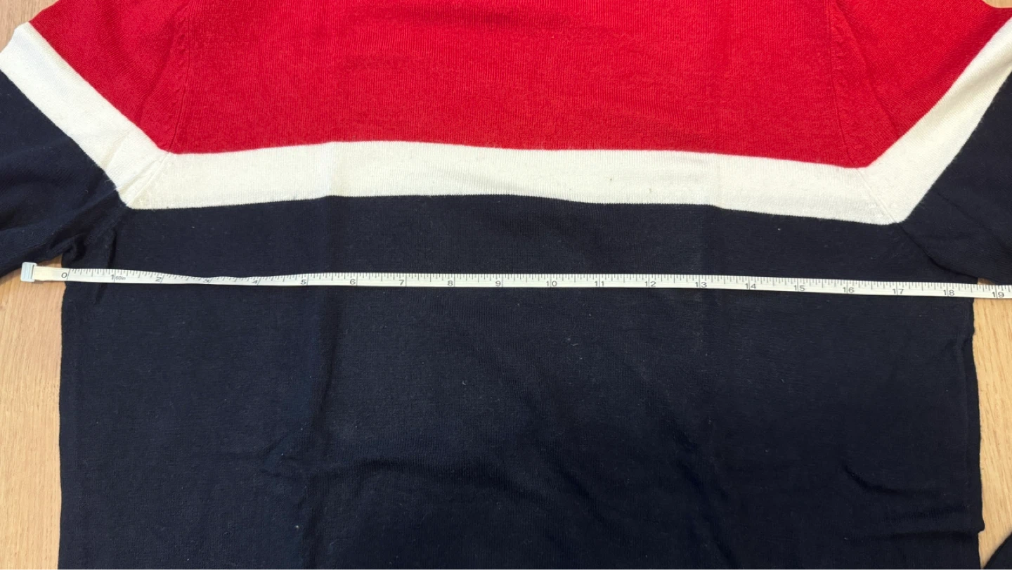 Zara Man Red and Blue Sweater Size M - Barely Worn - photo 4